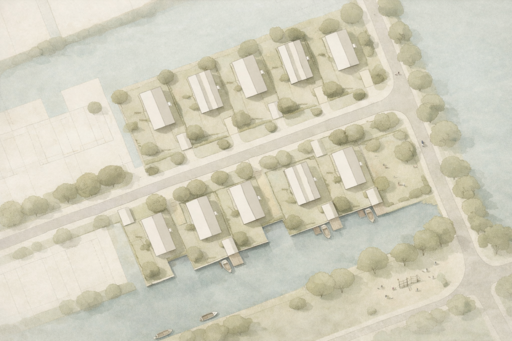 Groen wooncollectief in Blauwestad