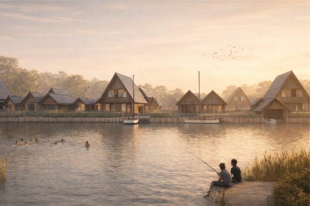 Groen wooncollectief in Blauwestad